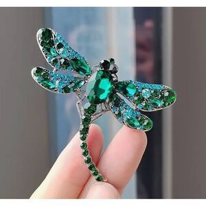 🧚 Betsey Johnson sparkling dragonfly brooch 🧚